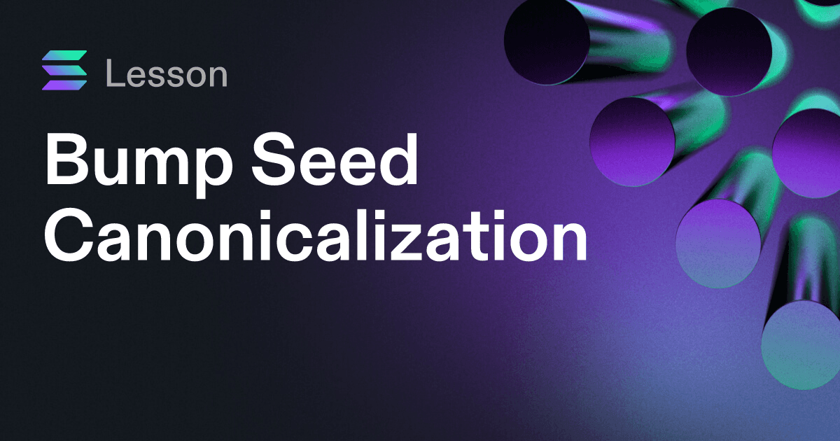 Bump Seed Canonicalization